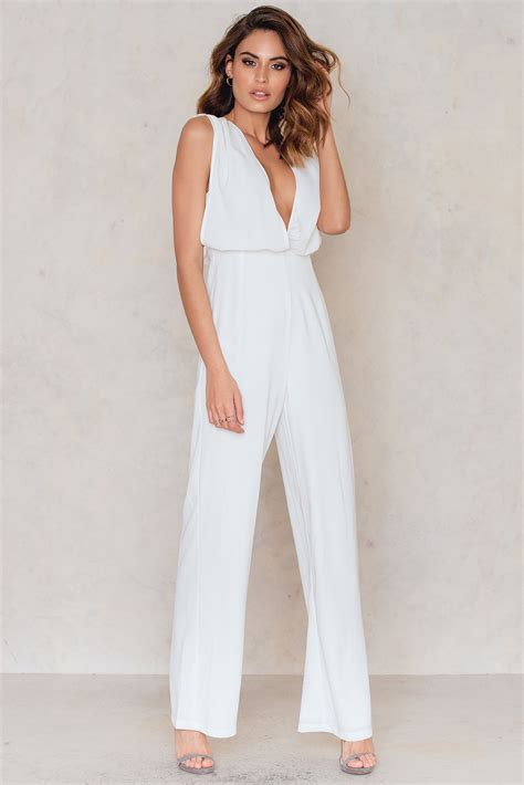 Weiße Jumpsuit online .